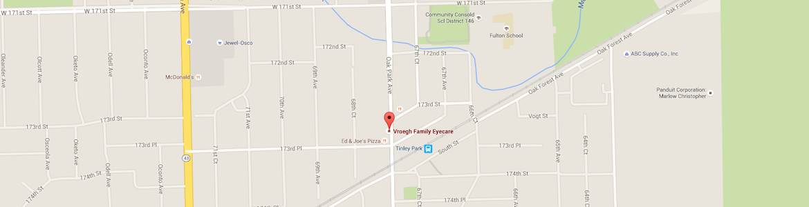 Vroegh Family Eyecare Map